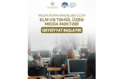 Jurnalistlər üçün elm və təhsil üzrə media məktəbinə start verilir
