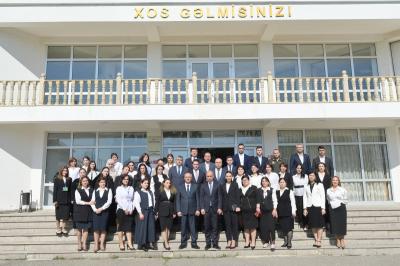 Emin Əmrullayev Qusarda tədris prosesi ilə tanış olub